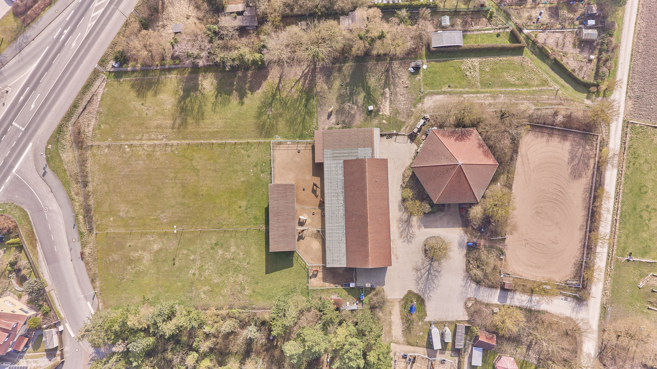 Reiterhof kaufen im Landkreis Kitzingen mit modernem Wohnhaus aus 2019 und Kapazität für 21 Pferde!