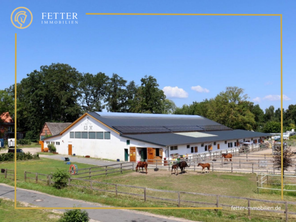 Reitanlage in Niedersachsen zu verkaufen auf ca. 3 Hektar Grundstücksfläche – bereits umfangreich saniert!