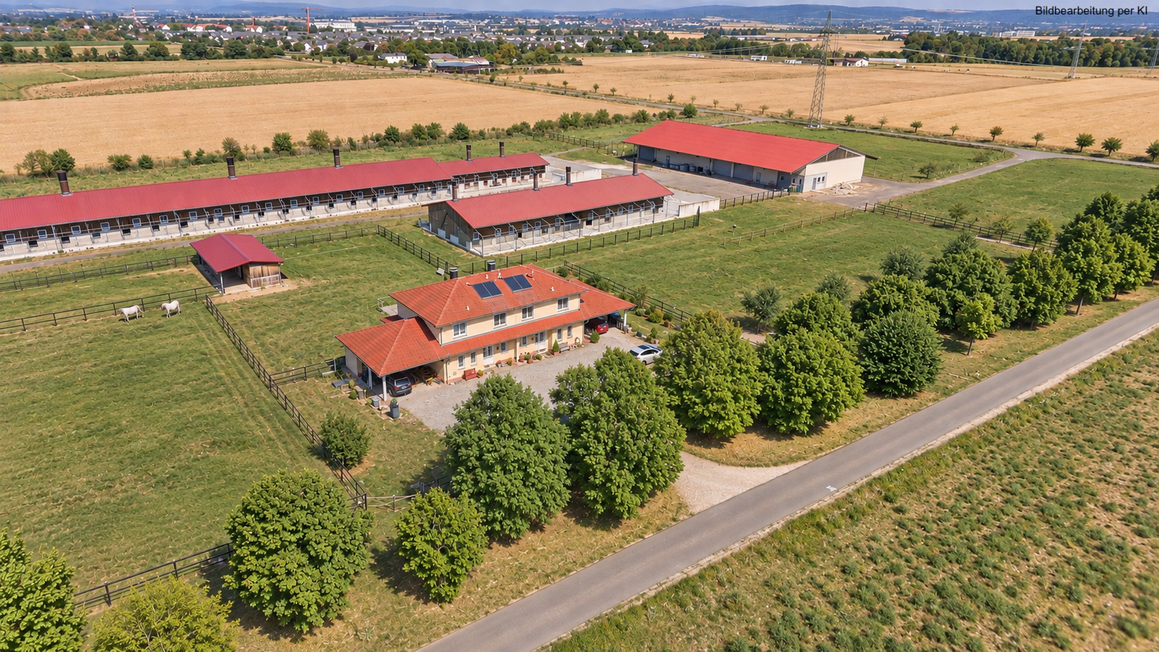 Anwesen in Wiesbaden in Alleinlage – Landwirtschaftlicher Betrieb mit großzügigem Doppelhaus!